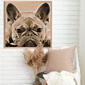 Personalized Bricked Photo Mosaic Size S (20*20 inches)