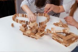 Boat Wooden Building Blocks Set