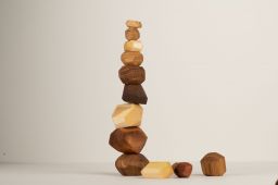 Wooden Balancing Stones Set