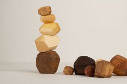 Wooden Balancing Stones Set