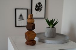 Wooden Balancing Stones Set