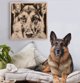 Oak Frame for Wood Art Mosaics