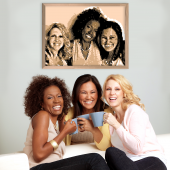 Oak Frame for Wood Art Mosaics